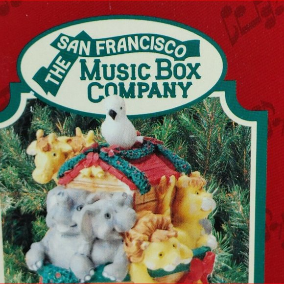 Christmas Ornament 1996 Noah's Ark San Francisco Music Box Company - Picture 3 of 5